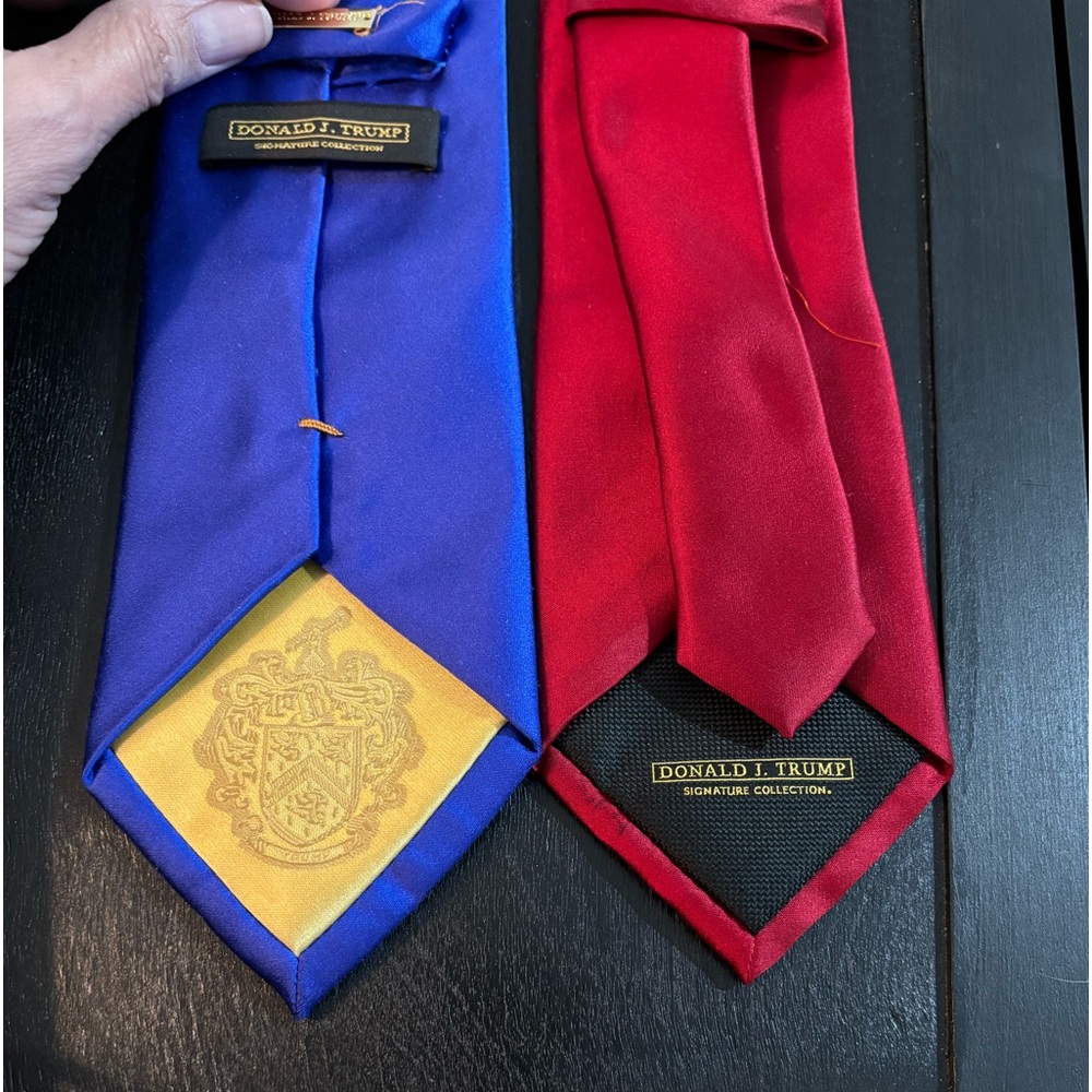 Two Vintage Trump Ties
